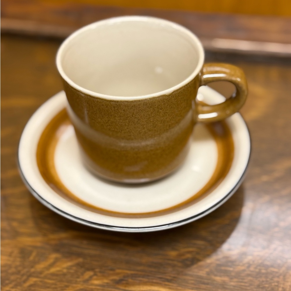 Vintage Coffee Cup & Saucer Daisy Vale JC Penny Tea Gift Fall Gift